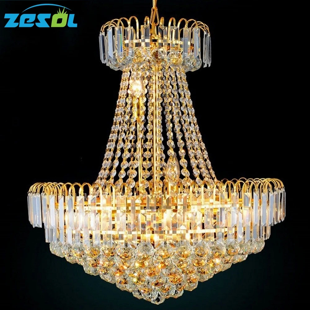 Современная хрустальная люстра ZESOL кулоны и люстры для гостиной освещение дома