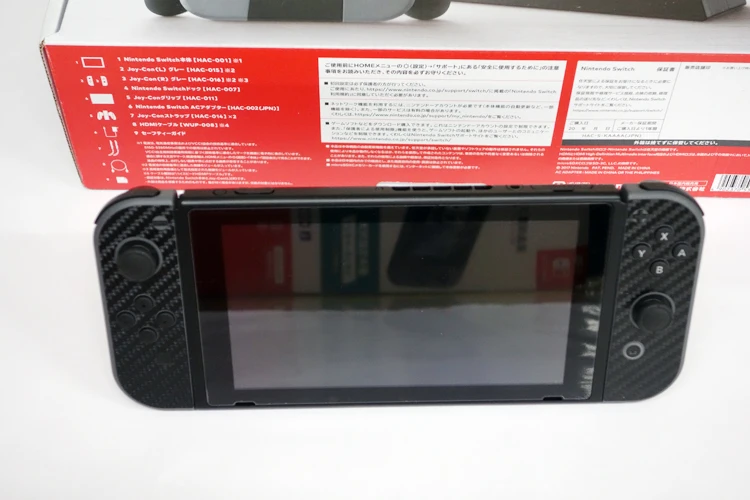 Новинка 2017 года для nintendo Switch виниловая защитная пленка из углеродного волокна