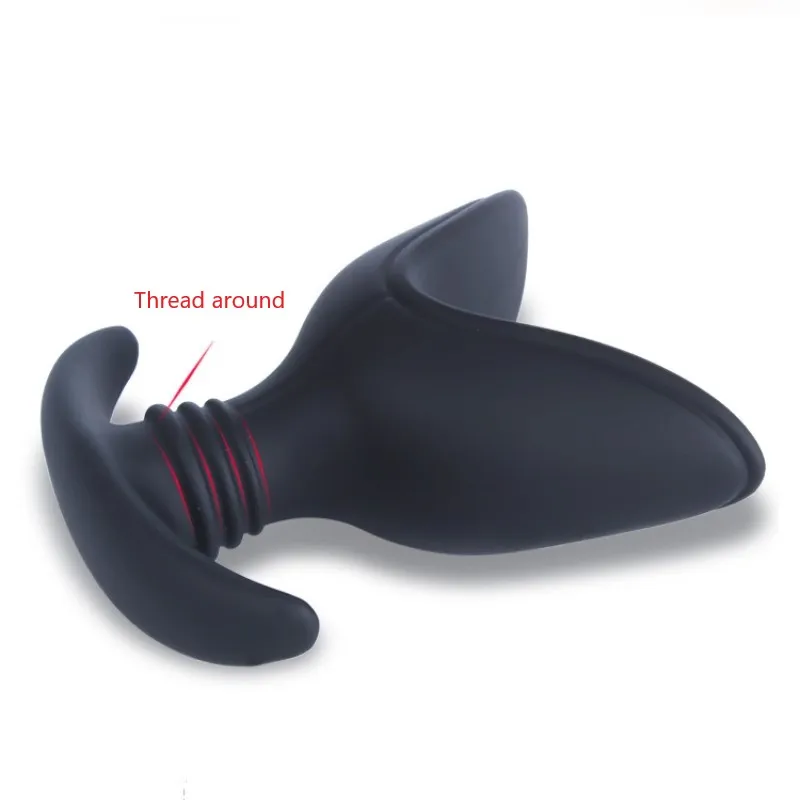 Мягкая силиконовая v портовая игрушка Анальная пробка массаж точки G простаты