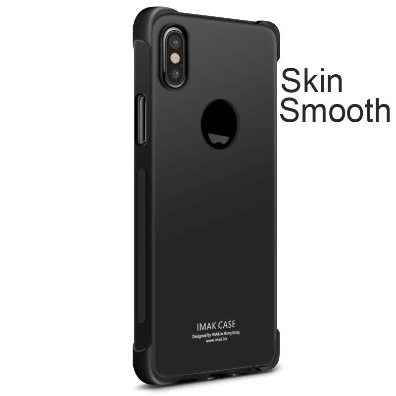 Чехол IMAK Airbag ДЛЯ IPhone X ударопрочный Ударопрочный Мягкий силиконовый чехол из ТПУ - Цвет: Skin Smooth