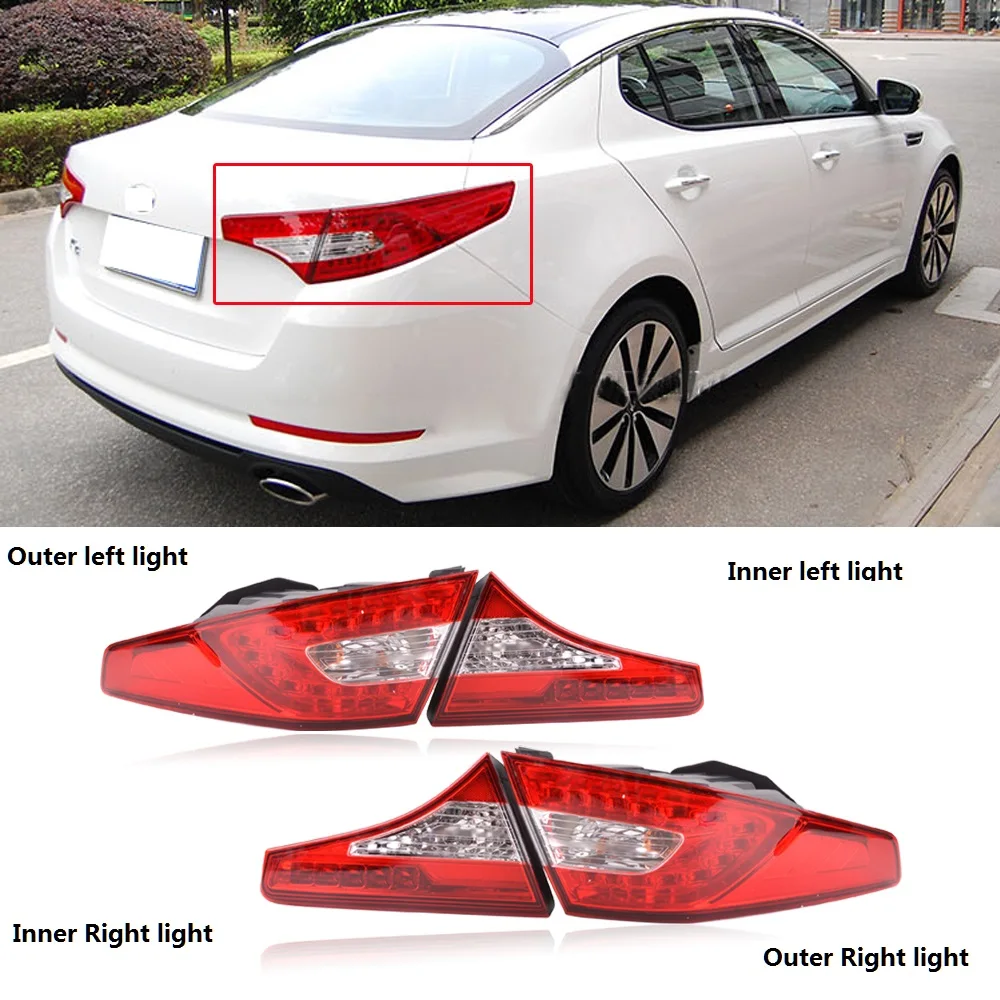Capqx 1 шт. для Kia K5 2011-2013 задний бампер стоп светильник предупреждение парковка хвост светильник задний фонарь стоп-сигнала