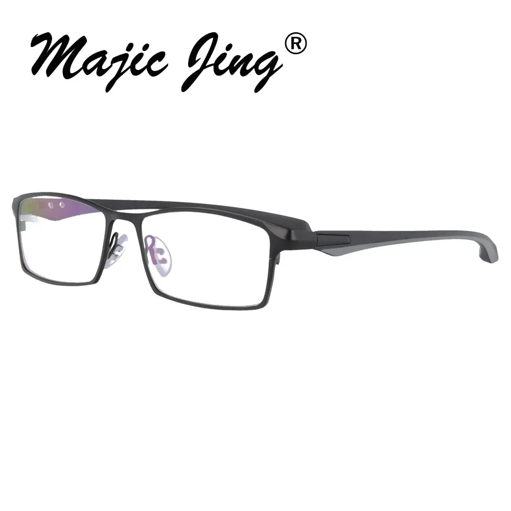 Мужские очки для близорукости Magic Jing из нержавеющей стали с оправой TR RX P9064|full