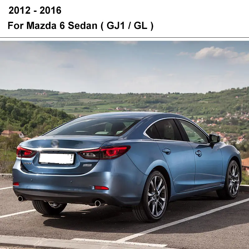 YITOTE ветровое стекло гибридные стеклоочистители для Mazda 6 Fit крюк руки Модель Год с 2002 до - Цвет: 2012 - 2016 (Sedan)