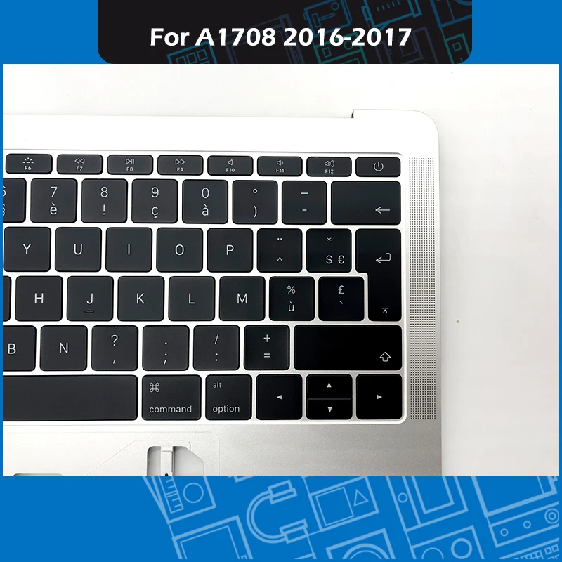 Серебристый чехол для ноутбука FR French Keyboard MacBook Pro Retina 13 дюймов A1708 верхний