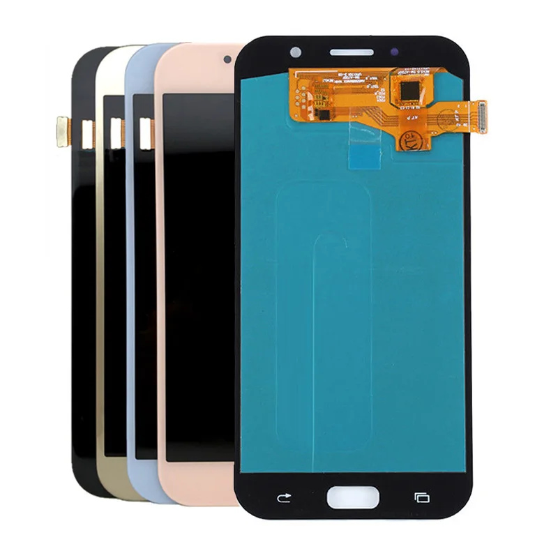 ЖК для SAMSUNG Galaxy A7 2017 A720 A720F SM дисплей кодирующий преобразователь сенсорного экрана