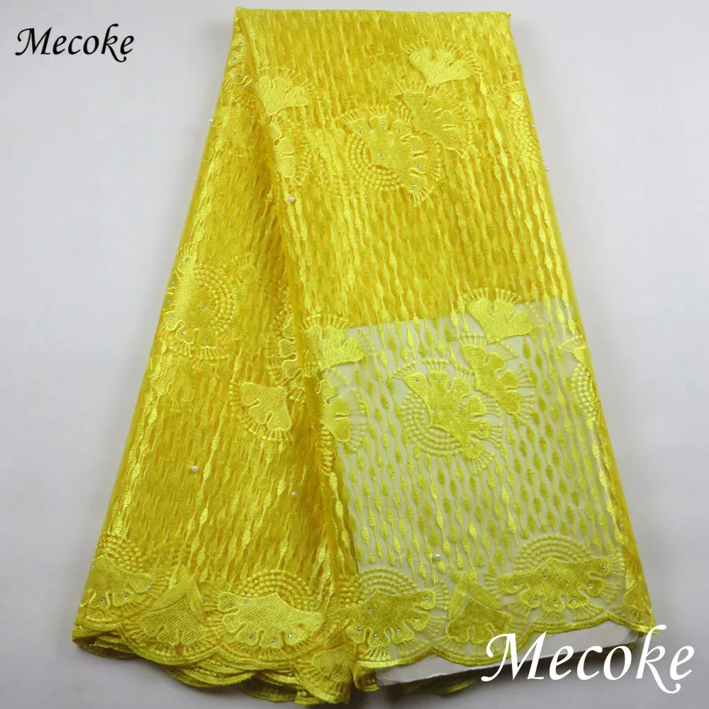 2017 новая распродажа кружевная ткань в африканском стиле высокое качество темно