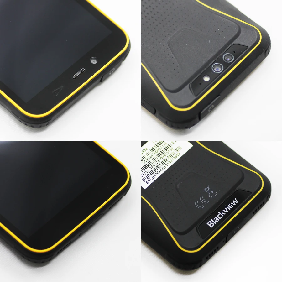 Blackview BV5500 5," IP68 Водонепроницаемый Прочный Открытый Смартфон 2 ГБ+ 16 ГБ Android 8,1 4400 мА/ч, Две сим-карты 18:9 мобильного телефона