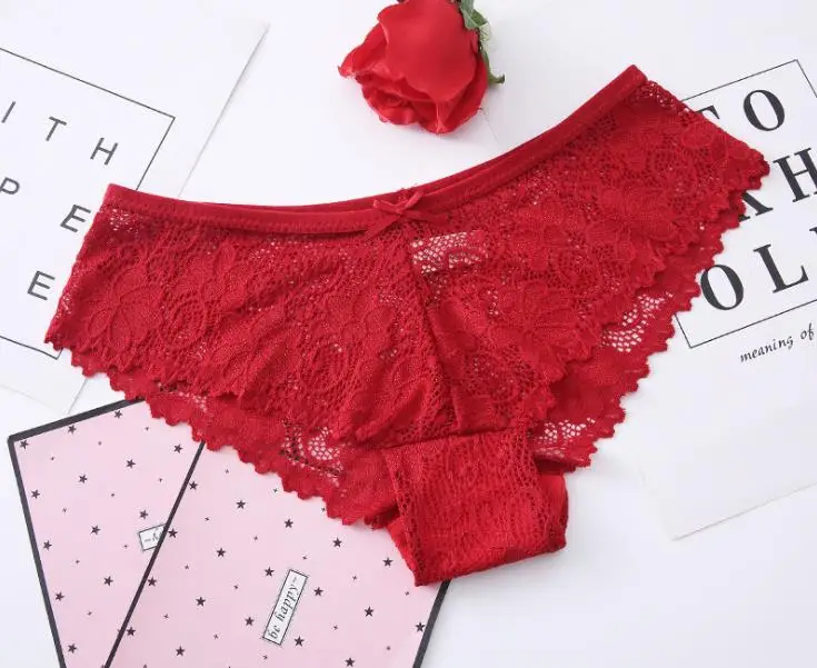 Women Underwear Sexy Lace Panties Fashion Cozy Lingerie Tempting Pretty Briefs High Quality Cotton Low Waist Cute |