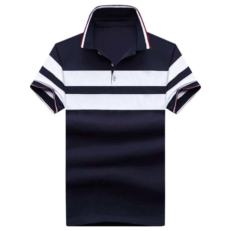 Мужская рубашка поло с коротким рукавом camisa Повседневная деловая из хлопка 1711 2019