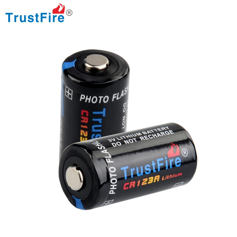TrustFire CR123A 3 0 V 1300mAh одноразовая литиевая батарея для камеры/фонарика (не