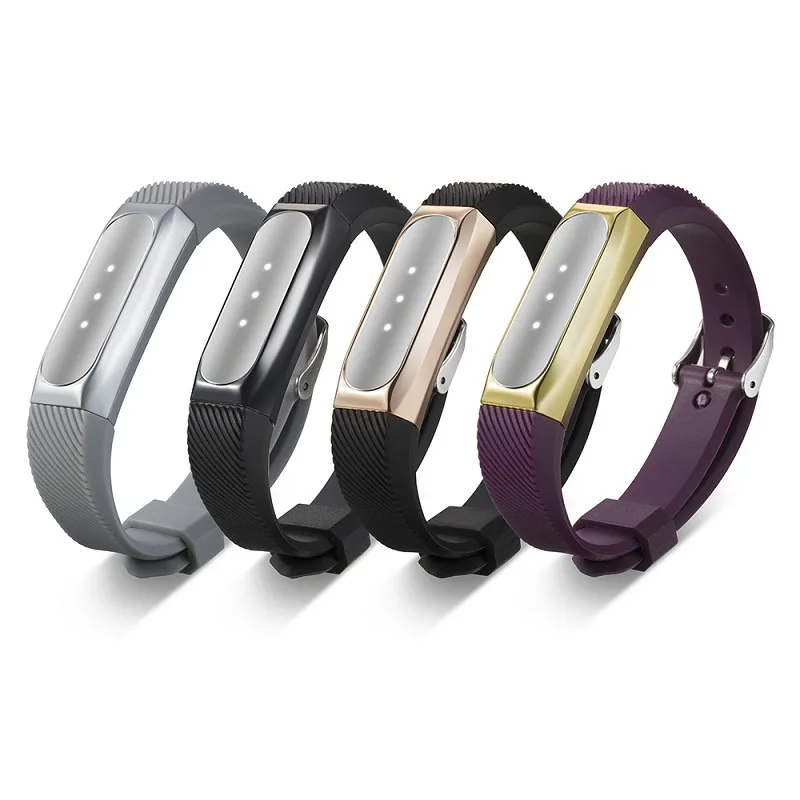 Сменный мягкий силиконовый ремешок для Xiaomi Mi band 3 2 1 наручных часов с
