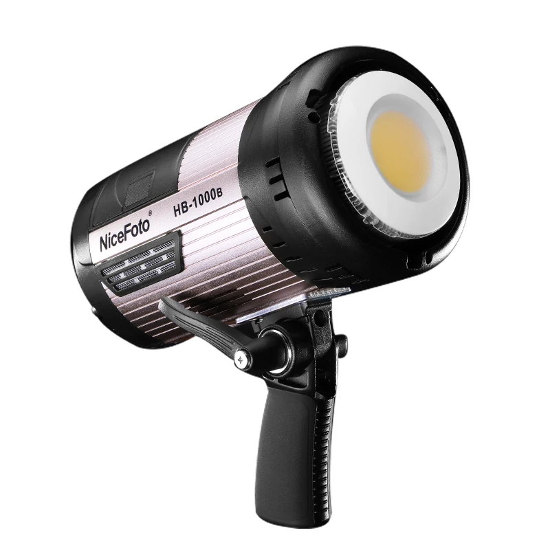 NiceFoto HB 1000B 5500K Наружная Светодиодная лампа для видеосъемки с литий ионным