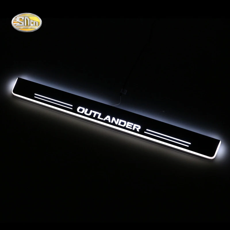 Светодиодный порог SNCN для Mitsubishi Outlander 2007 ~ 2016 пластина движущейся двери