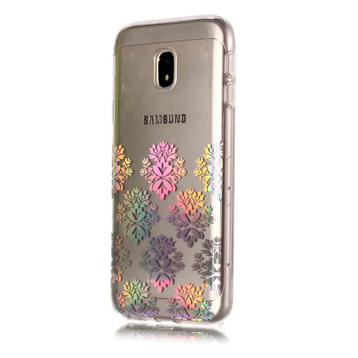 Laser Snowflake Чехол для Samsung Galaxy J3, J5, J7 года S9 S8 S7 S6 край S4 S3 A8 плюс A320 лазерный блестящий чехол Мягкий силиконовый чехол для телефона с P01Z - Цвет: Laser Snowflake