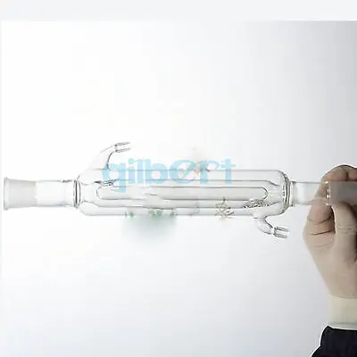 

300mm 29/32 Joint Double Layer Boro Glass Straight Condenser Distillation Ware