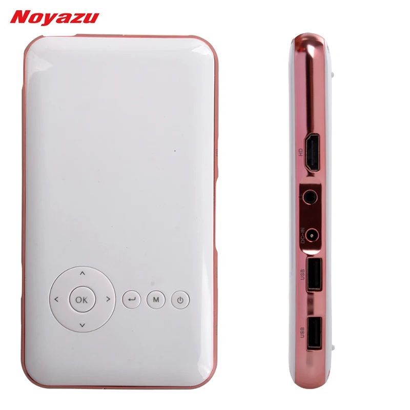 Noyazu мини карманный проектор 5000 мАч батарея DLP WiFi портативный смартфон Android7.1 BluetoothL