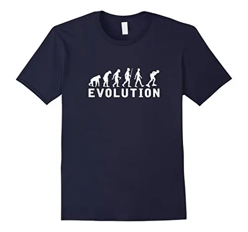 Male Roller Skates Evolution T-Shirt Cotton Loose Short Sleeve Mens Shirts T-Shirts Men Cool Tops T | Мужская одежда