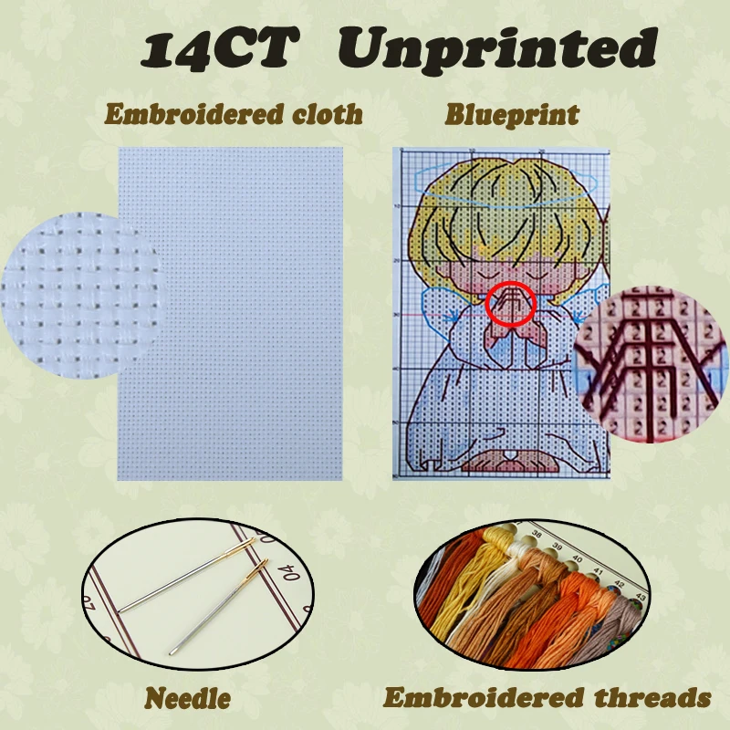 Торт буквы! DMC Счетный набор крестиков Сделай Сам Рукоделие 11CT 14CT вышивка