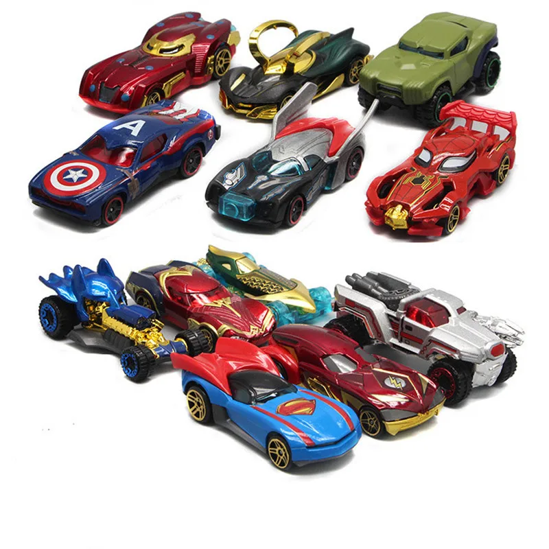 Популярные игрушечные машинки Мстители VS Justice league литая машинка для литья под