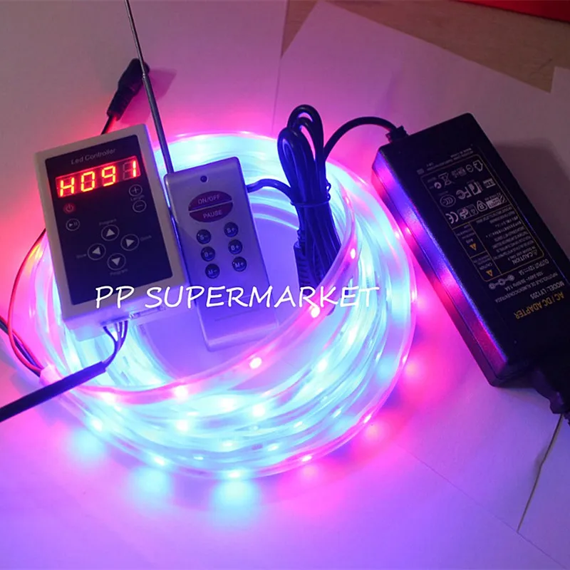 5 м RGB Мечта Волшебная Светодиодная лента DC12V 6803 IC IP67 водонепроницаемая
