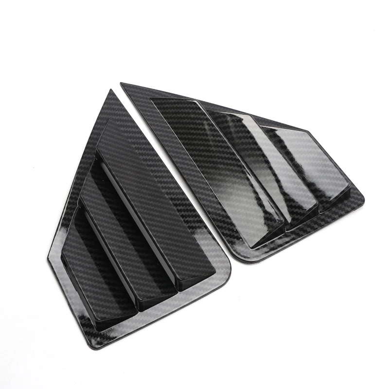 For Toyota C-HR CHR 2016 2017 2018 2019 2020 2021 ABS Rear Window Louvers Shutters Cover Trim 2PCS Accessories | Автомобили и
