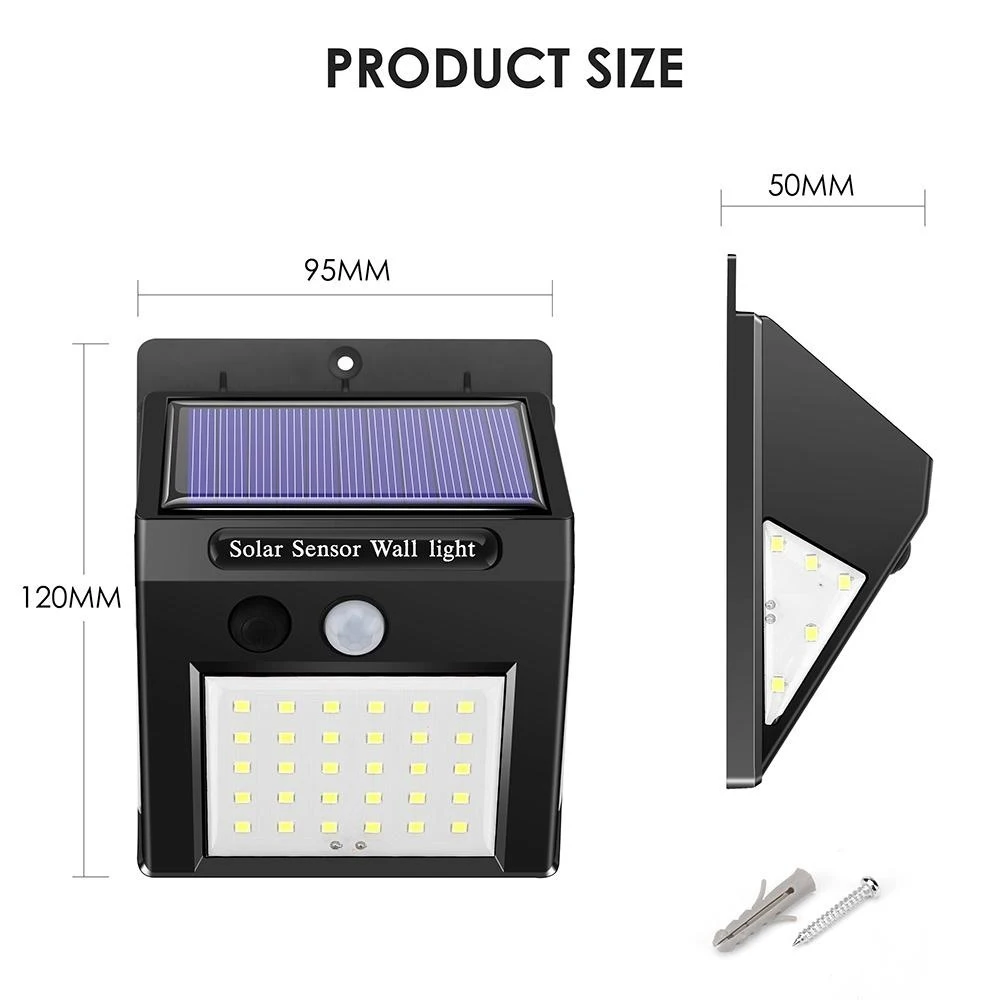 2019 Wall Light Street Lamp Solar Durable Eco-Friendly Induction Drop Shipping Walkway Lights for Garden | Лампы и освещение