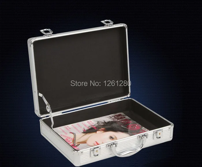 Бесплатная доставка портативный алюминиевый ящик для инструментов чехол