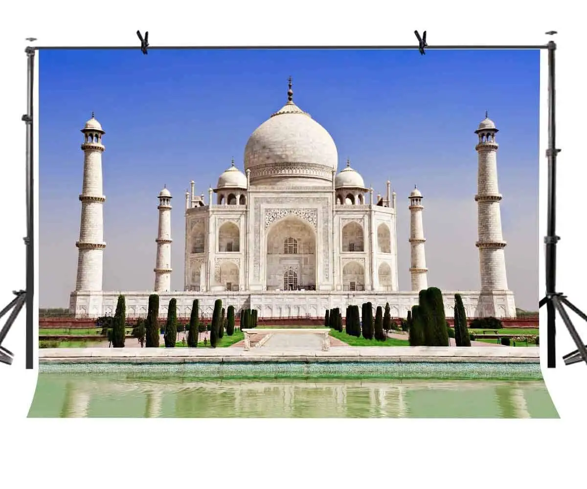 7x5ft Taj Mahal фон индийская знаменитая архитектурная фотография и студийная реквизит