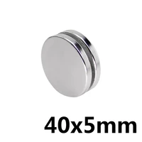 40x5mm super strong round disc blocks rare earth neodymium magnets fridge crafts for acoustic field electronics aimant im%c3%a1n