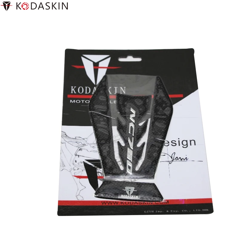 Защитные 3D наклейки KODASKIN на бак для Honda NC700 NC750 NC750S NC750X|carbon tank pad|stomp gripcarbonation |