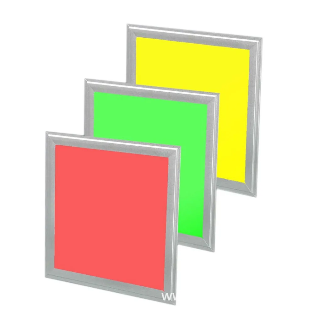 

Бесплатная доставка, оптовая продажа, светодиодный светильник RGB 600x600 мм с пультом дистанционного управления, алюминий + PMMA материал, одобре...