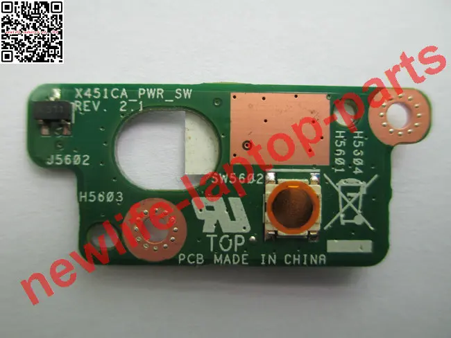 Оригинальный ноутбук X451C X451CA, переключатель питания, панель управления X451CA_PWR_SW, тест, хорошая бесплатная доставка