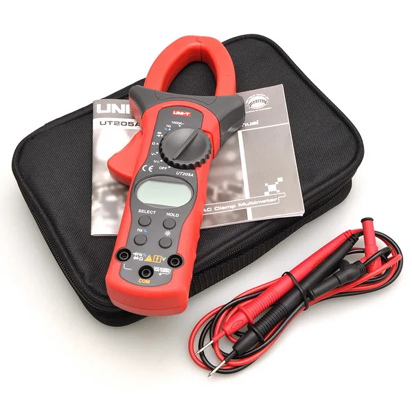 AC clamp meter Uni-T UT205A AC1000A Relative Mode Frequency Auto range Max display 3999 With Backlight | Инструменты