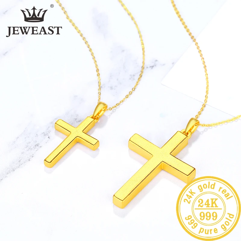 FUSSEM 24K Pure Gold Pendant Real AU 999 Solid Charm Beautiful Trendy Classic Party Fine Jewelry Hot Sell New 2020 | Украшения и