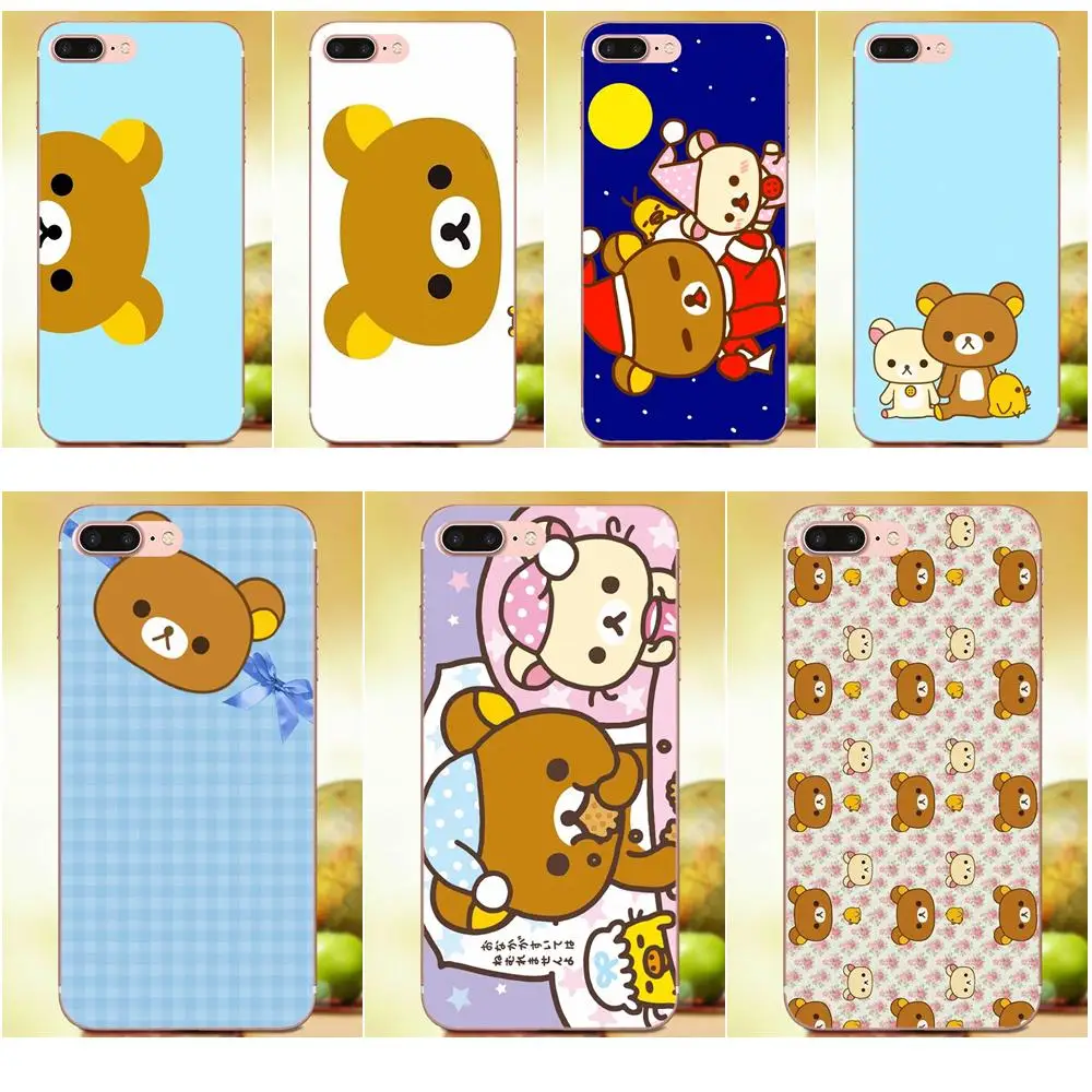 Bear Rilakkuma Usb TPU Новое поступление для Apple iPhone 4 4S 5 5C 5S SE 6 6S 7 8 Plus X XS Max XR|Чехлы-накладки| |