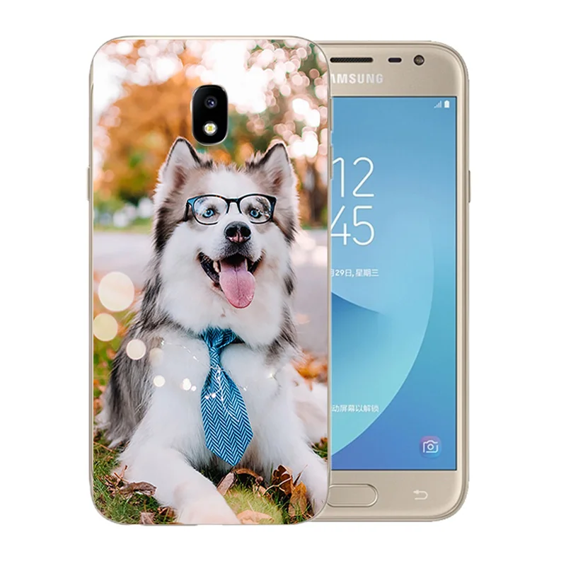 Чехол для Samsung J3 2017 силиконовый чехол J330F мягкий термополиуретановый 3D с рисунком