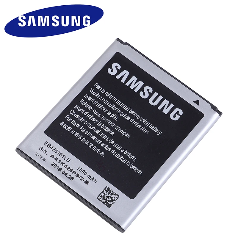 Аккумулятор EB425161LU 1500 мАч для Samsung Galaxy S Duos S7562 S7566 S7568 i8160 S7582 S7560 S7580 i8190 i739 i669 J1 Mini |
