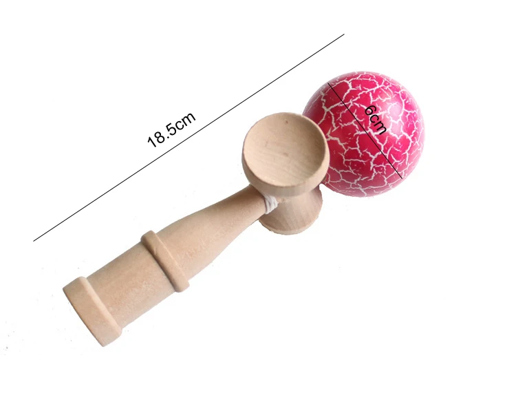 6 см мяч Малыш Kendama игрушка деревянный умелый жонглирующий для детей Взрослый