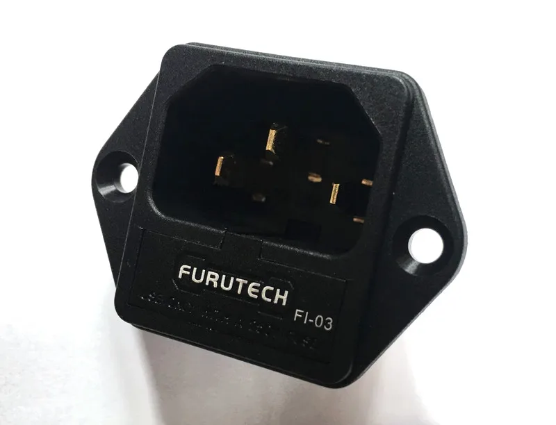 DIY HIFI FURUTECH FI-03 плавленый IEC разъем/разъем золото (G) покрытием (R) родиевое покрытие |