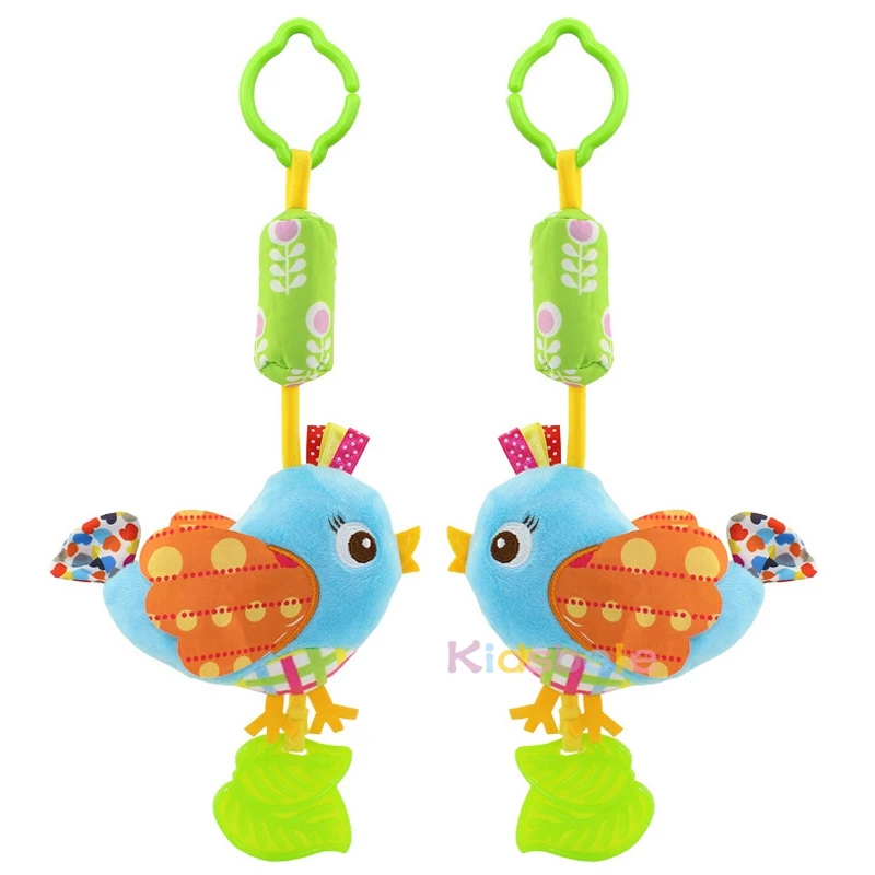 Baby Crib Hanging Toys Ringbell Soft Plush Toy Safe Teether Rattle Cute Cartoon Animal Intelligence Development | Игрушки и хобби