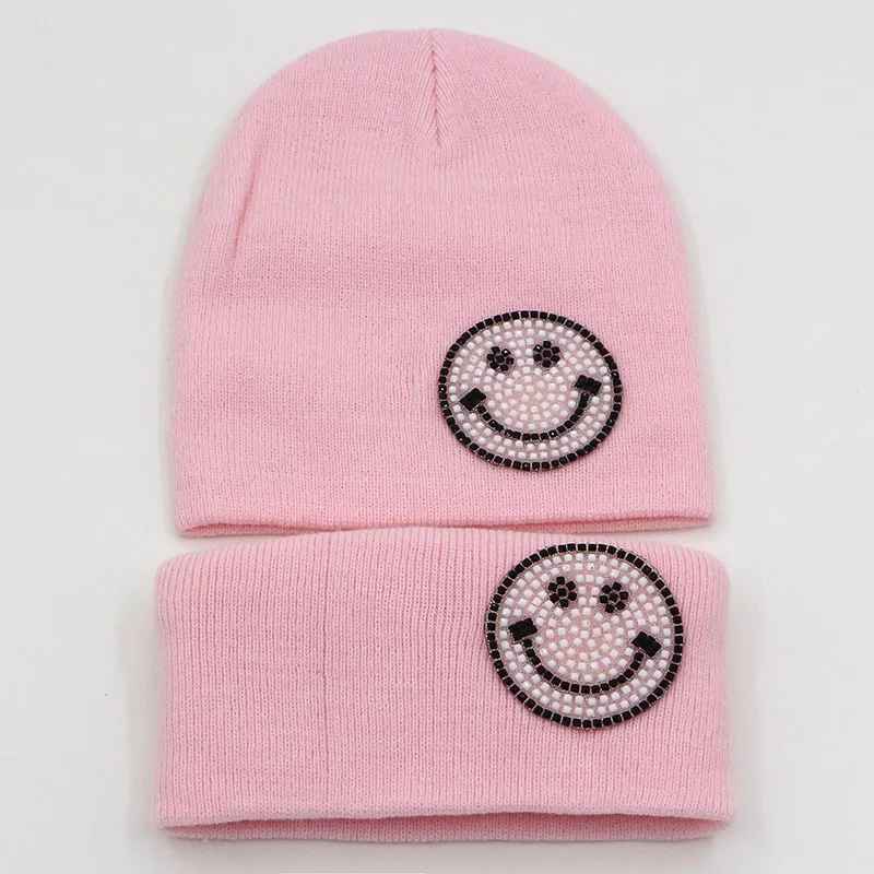 2016 модный детский комплект из 2 предметов шапка и шарф Kawaii Beanie Детские хлопковые