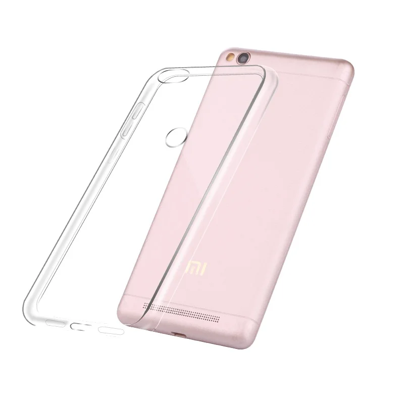 Transparent phone Case for Xiaomi Redmi 4X TPU silicone Anti-knock case 5.0 inch 4 Global Version On Mobile Phone | Мобильные