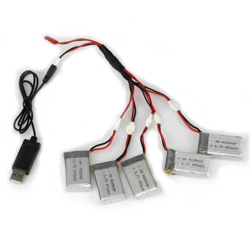 Высокое Качество 3.7 В 650 мАч Li po Батарея для X5C 1 X5SW X5SC RC Quadcopter Запчасти Питания