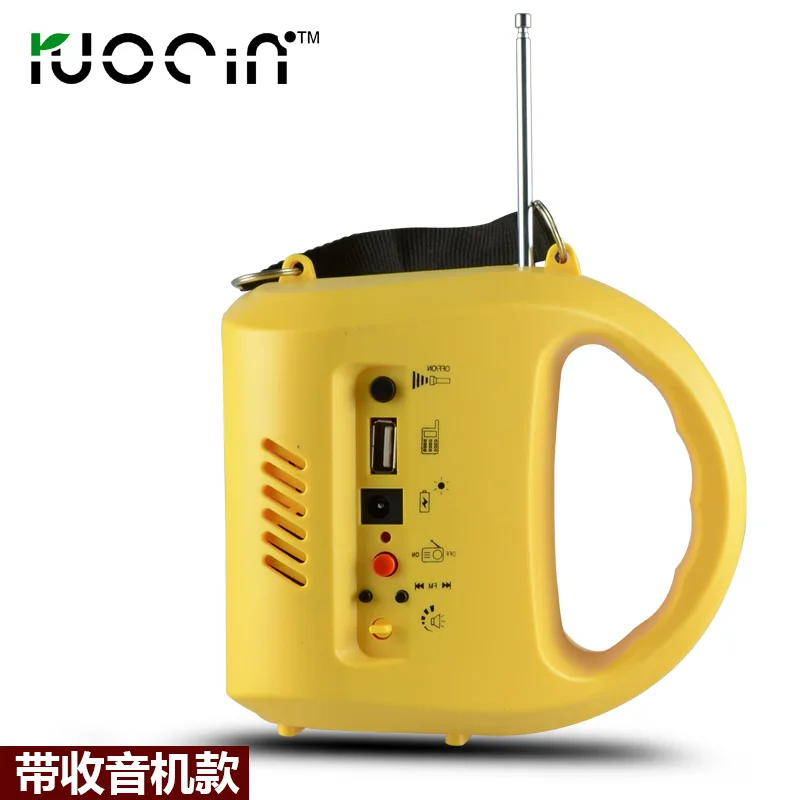 Факел Солнечный Фонарик Аварийное освещение фонарик с FM Радио и Солнечное