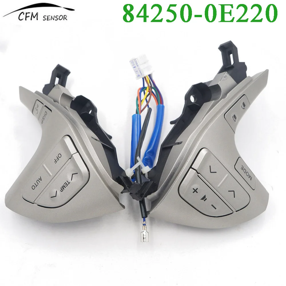 

84250-0E220 New Bluetooth Steering Wheel Audio Control Switch For 2011-2013 Toyota Hilux 2.7L L4