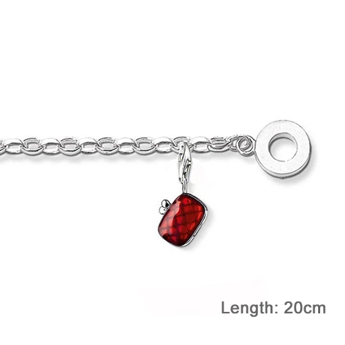 Классический кошелек красная сумочка Diy амулеты подходят оригинальные браслеты