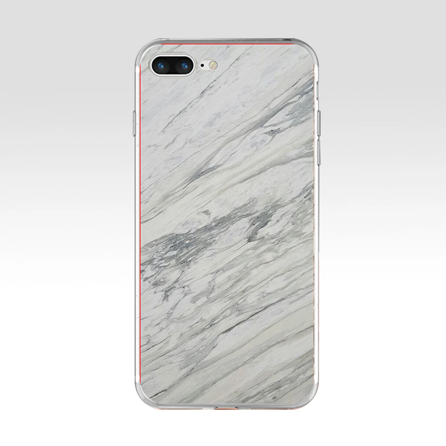 Мягкий силиконовый чехол из ТПУ с мраморным зеленым камнем 273H для Apple iPhone 6 6s 7 8 plus
