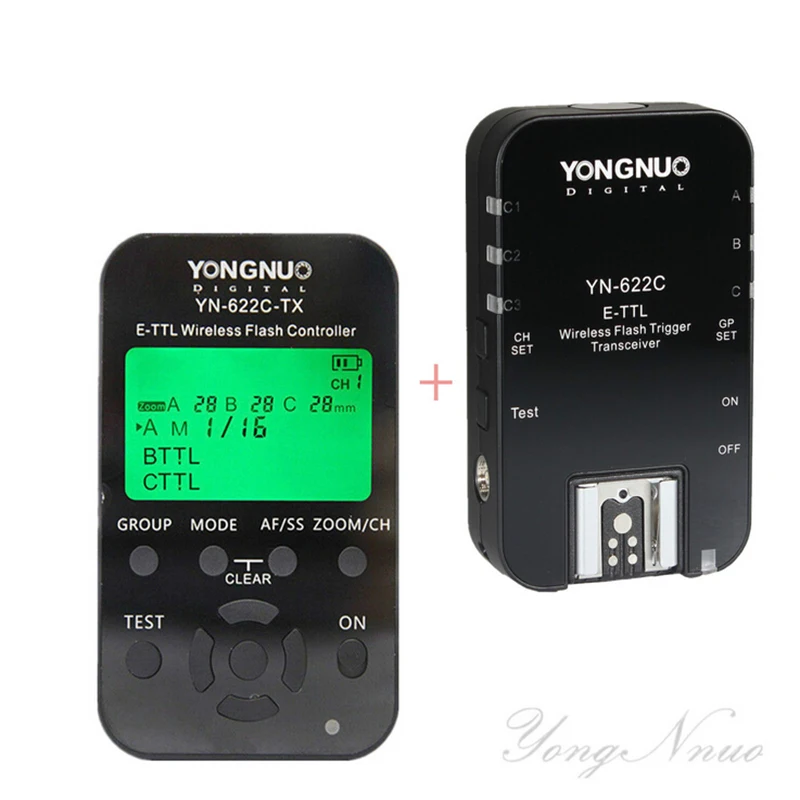 Высококачественный триггер для вспышки Yongnuo YN622c YN 622C TX TTL бесплатная доставка 1