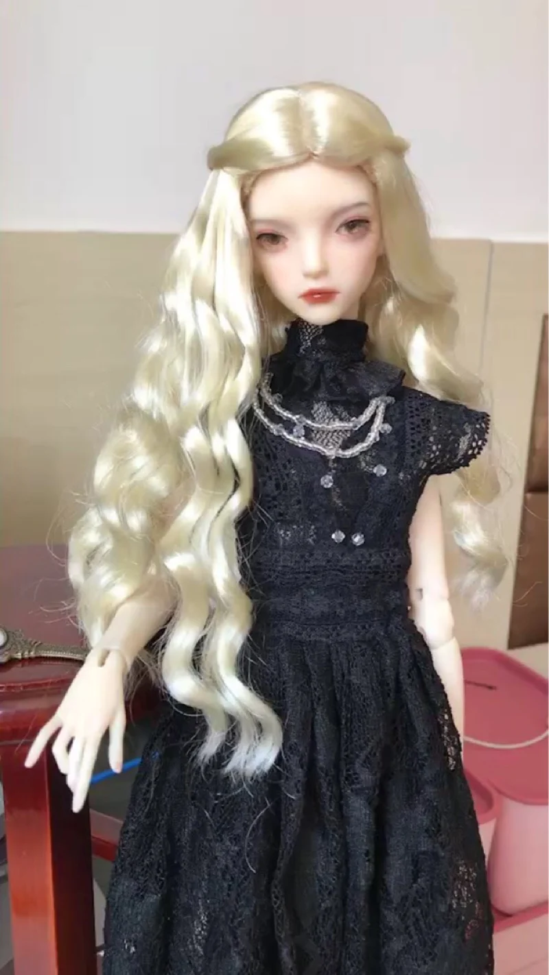 Женская Одежда для куклы st 1/3 1/4 bjd 1/6 аксессуары кукол черное винтажное кружевное