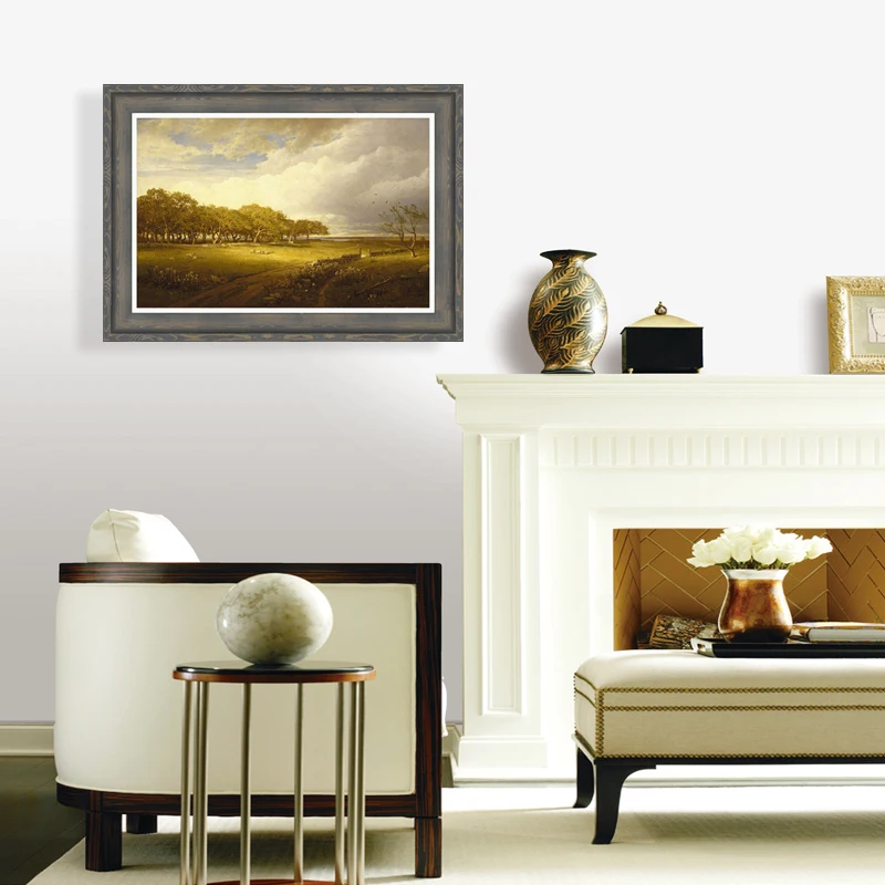 European - style living room posters wall paintings restaurant bedroom murals home decoration old orchard painting | Дом и сад